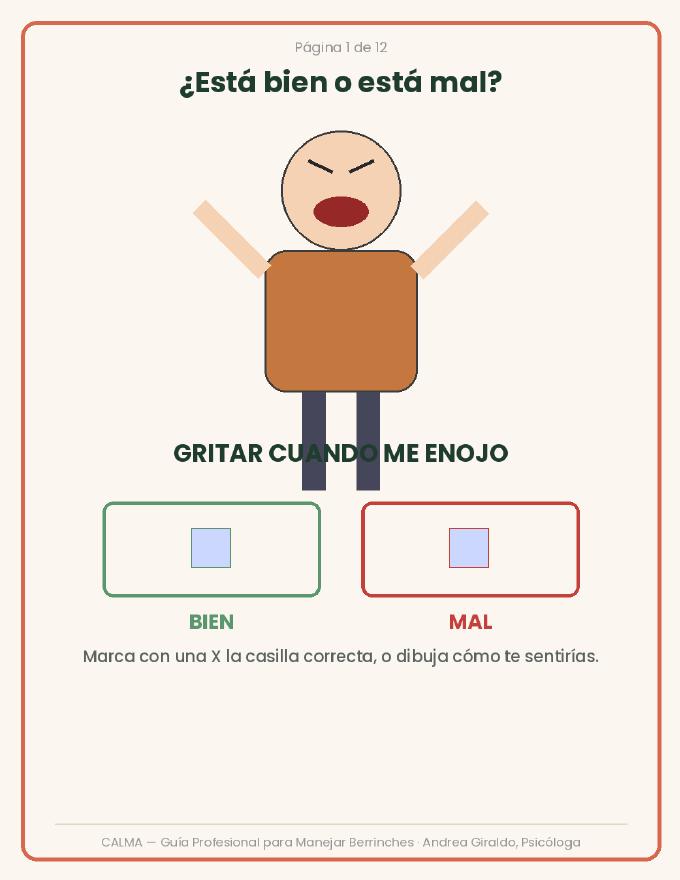 Cuadernillo ¿Está bien o está mal?